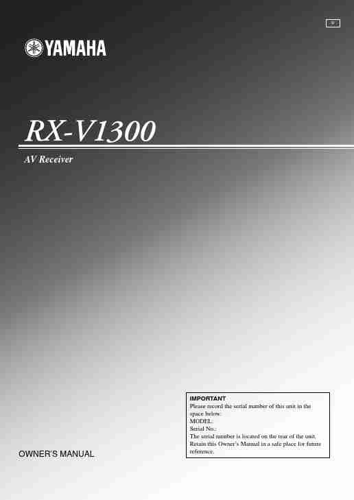 Yamaha Stereo System RX-V1300-page_pdf